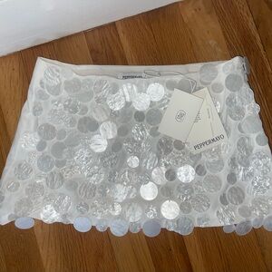 Peppermayo Exclusive - Movie Star Mini Skirt - Pearl